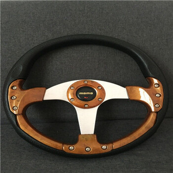 momo方向盘赛车快拆方向盘改装北斗星方向盘改装碳纤竞技车适用 13寸