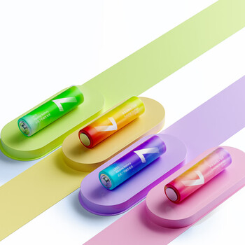 京东京造 7号电池40节彩虹装 七号电池碱性超性能无铅无汞 适用血压计/血糖仪/指纹锁/遥控器/儿童玩具