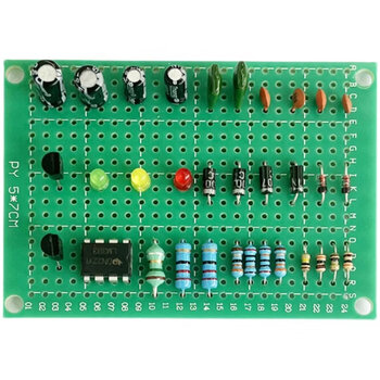 优品沃目新手初级识别焊接练习元件包套件直插训练板电子初学者 元器件+镀锡万能板(2套) 优品沃目新手初级识别焊接练习元件包套件直插训练板电子初学者 元器件+镀锡万能板(2套)