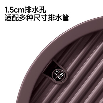 五月花茶水桶9L干湿分离茶渣桶加厚废水桶茶盘排水桶茶叶不带排水管