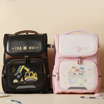 晨光（M&G）小号-挖掘机儿童书包护脊减负大容量背包文具生日礼物ABB904R0 1个