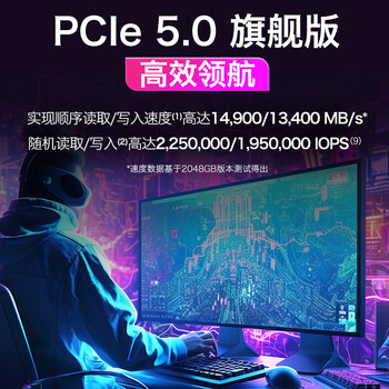 铠侠(Kioxia)2TB SSD固态硬盘 NVMe M.2接口 EXCERIA PRO G2 VE10 系列(PCIe 5.0 产品) 铠侠(Kioxia)2TB SSD固态硬盘 NVMe M.2接口 EXCERIA PRO G2 VE10 系列(PCIe 5.0 产品)