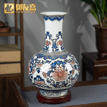 斗彩花瓶图片- 京东