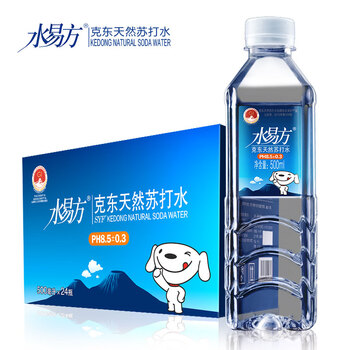 水易方（SYF）克东天然苏打水 弱碱性水 饮用水  500ml*24瓶 联名款