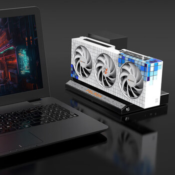 磐镭LINK S-1 笔记本电脑显卡拓展坞 双雷电3外接显卡扩展坞 兼容USB4迷你PC轻薄本外接独显M.2硬盘