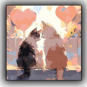 猫咪油画图片- 京东