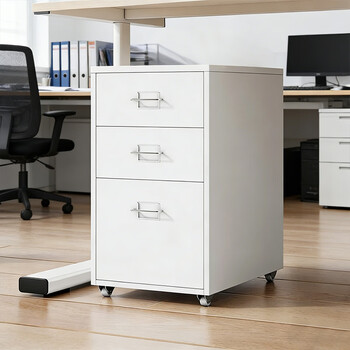 奈高（NAIGAO）矮柜抽屉柜办公档案资料柜储物柜家用钢制文件柜桌下员工收纳柜