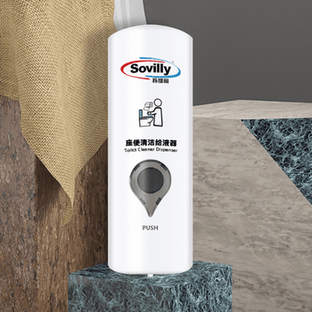 苏维丽（Sovilly）马桶坐垫消毒液器1台皂液器马桶圈消毒喷雾卫生间消毒厕所75%酒精