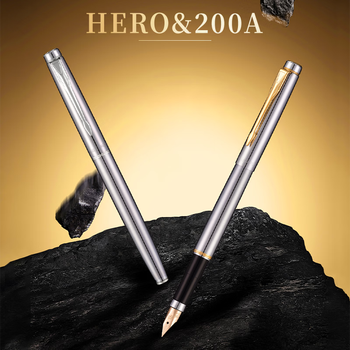 英雄（HERO）高端轻奢14K钢笔礼盒 签字笔高档商务送礼生日礼物 200A金夹