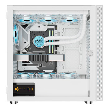 长城(Great Wall)阿基米德9 PRO V2白色电脑机箱(360水冷/磁吸玻璃翻门/0.8mm厚侧板/5硬盘位/10风扇位/5090显卡) 长城(Great Wall)阿基米德9 PRO V2白色电脑机箱(360水冷/磁吸玻璃翻门/0.8mm厚侧板/5硬盘位/10风扇位/5090显卡)