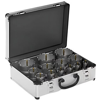 研然 开孔器套装打孔钻孔不锈钢铝合金铸铁金属等材质钻孔13件套