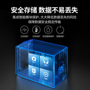 绿联 硬盘柜硬盘盒 多盘位硬盘笼硬盘仓（不带RAID磁盘阵列）通用2.5/3.5英寸SATA串口机械固态硬盘