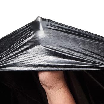 瑞惠佳品平口垃圾袋黑色70*80*60只1.5丝加厚物业商用垃圾桶塑料袋子0077