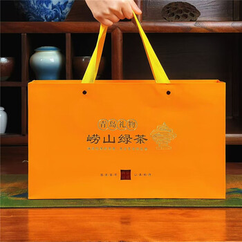 崂卓崂山绿茶礼盒装2026新茶250g明前头春茶叶 山东青岛特产