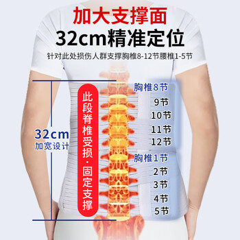 乐璟医用护腰带腰间盘突出腰椎肌劳损腰托术后加宽钢板支撑专用