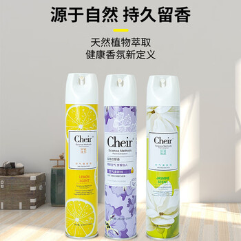 CHEIR空气清新剂除味室内卫生间厕所卧室香薰留香反转巴黎香型370ml