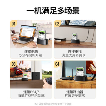 绿联硬盘底座2.5/3.5英寸 适用SATA转USB笔记本台式SATA串口SSD固态移动硬盘读取器机械外接硬盘盒笼 绿联硬盘底座2.5/3.5英寸 适用SATA转USB笔记本台式SATA串口SSD固态移动硬盘读取器机械外接硬盘盒笼