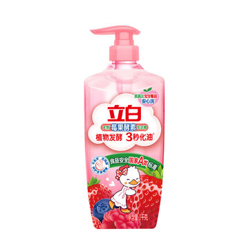 立白天然莓果酵素洗洁精1kg 洗涤剂洗碗液可洗奶瓶果蔬速溶 随机发货