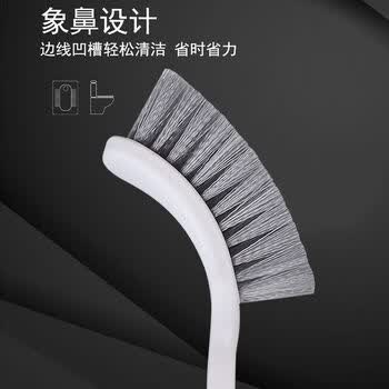 觅时光【带挂钩】长柄软毛马桶刷卫生间洁厕刷轻奢风浴室清洁刷 一个装