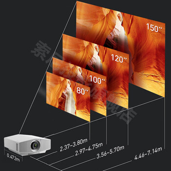索尼（SONY）VPL-XW5000 激光投影仪家用 超高清原生4K HDR家庭影院投影机 运动补偿（白色 2600流明）