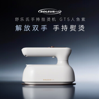 SOLEUSAIR舒乐氏手持挂烫机15g/min顺喷蒸汽量100毫升水箱家用蒸汽机电熨斗便携手持烫衣机 GT2
