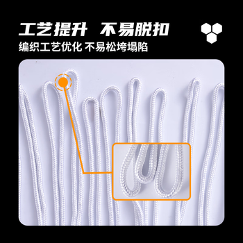 斯伯丁篮球网比赛投篮网篮框网兜 红蓝白(单个装)