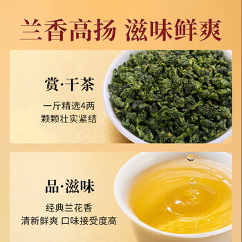 传奇会乌龙茶安溪铁观音清香型特级500g茶叶礼盒装送礼送长辈