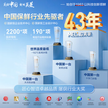 美菱大眼电控141L单温家用冰柜减霜直冷一级能效-40°速冻电子控温彩钢面板BC/BD-141DTECX