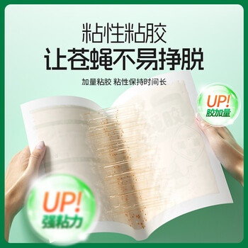 绿叶（Green Leaf）苍蝇粘板20张装粘蝇胶捕蝇灭蝇器 GL02110