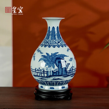 青花瓷玉壶春瓶型号规格- 京东