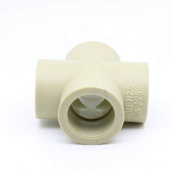 梯橙20 25 32 40 50 63 75 ppr等径四通加厚热熔水管配件接头 20四通