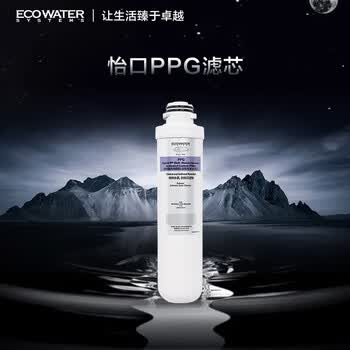 怡口净水（ECOWATER）净水器家用原装耗材 PP棉颗粒活性炭复合滤芯PPG滤芯 适用ERH201 ERH203系列