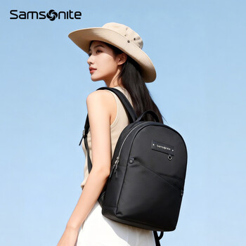 新秀丽（Samsonite）双肩包电脑包14英寸背包女大容量书包商务旅行包通勤笔记本包时尚
