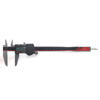 上工 电子数显卡尺0-200mm 分度值0.01 四按键游标卡尺 不锈钢 高精度 方杆