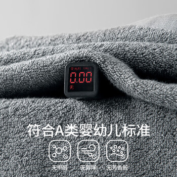 无印良品毛巾新疆全棉A类男士100%纯棉2条装吸水不易掉毛柔软亲肤擦脸毛巾