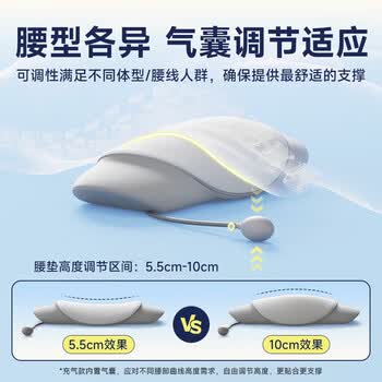思莱宜腰枕腰垫腰神器床上腰部靠垫腰枕头孕妇腰托记忆棉腰椎腰间盘