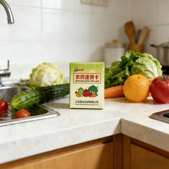 化科 农残检测试纸 蔬菜水果农残留检测卡试纸片 食堂餐饮商超食品安全快检 农药速测卡 5盒（可测100次）