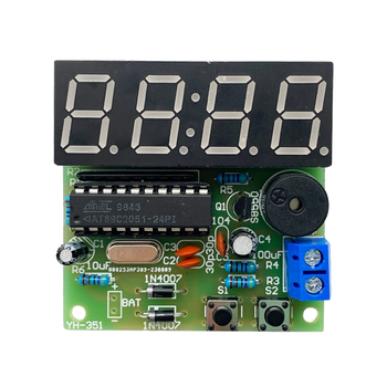 优品沃目4位数字电子钟套件单片机四位时钟手工焊接制作散件