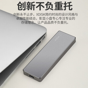 小盘(XDISK)512GB USB3.2移动固态硬盘（PSSDM系列Type-C枪色固态Nvme协议超簿手机直连兼容MAC