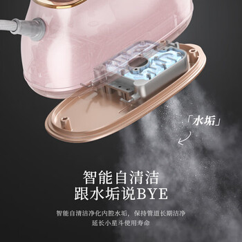 大宇（DAEWOO）【爆品升级】手持挂烫机家用熨烫机蒸汽电熨斗 旅游出差便携式小型除菌烫衣神器HI-036PRO 奶糖白
