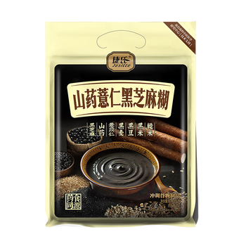 捷氏山药薏仁黑芝麻糊600g中老年人营养早餐食品五谷粗粮饱腹代餐粉