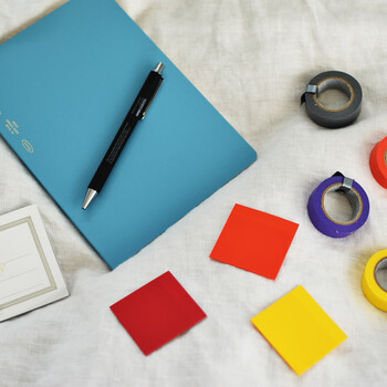 STALOGY 标签贴 标签纸贴纸 口取纸 便利贴 姓名贴 贴纸标签便签 索引纸 亮色