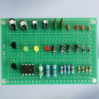 优品沃目新手初级识别焊接练习元件包套件直插训练板电子初学者 元器件+镀锡万能板(2套) 优品沃目新手初级识别焊接练习元件包套件直插训练板电子初学者 元器件+镀锡万能板(2套)