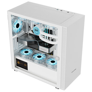 长城(Great Wall)阿基米德9 PRO V2白色电脑机箱(360水冷/磁吸玻璃翻门/0.8mm厚侧板/5硬盘位/10风扇位/5090显卡) 长城(Great Wall)阿基米德9 PRO V2白色电脑机箱(360水冷/磁吸玻璃翻门/0.8mm厚侧板/5硬盘位/10风扇位/5090显卡)
