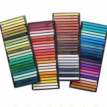 霹雳马彩铅色粉弗里达联名款色粉棒96支套装画画笔文具套装礼物