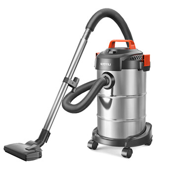 亿力工业级吸尘器商用家用装修美缝干湿吹三用 汽车车载吸水除尘器大吸力有线手持桶式吸尘机6263-15L 