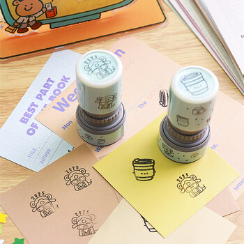 可得优儿童手账印章禁止焦虑表情包搞笑可爱安全油性光敏装饰印章