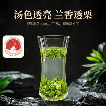 贡苑绿茶头采六安瓜片特级200g新茶叶礼盒装高档礼品送长辈领导