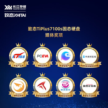 致态（ZhiTai）长江存储 2TB SSD固态硬盘 NVMe M.2接口 TiPlus7100s系列