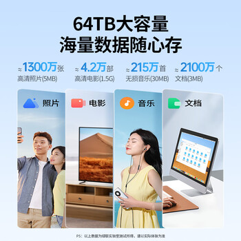 绿联Nas配件 网络存储扩展存储柜 硬盘柜硬盘盒多盘位（无RAID）适用2.5/3.5SATA机械固态硬盘